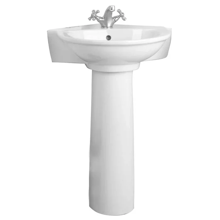 Barclay Evolution Corner Basin, Bisqu 8” WS
