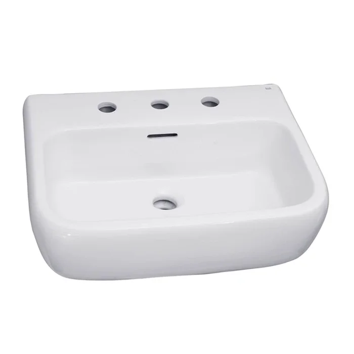 Barclay Metropolitan 600 Ped Lav Basin 8” cc, White