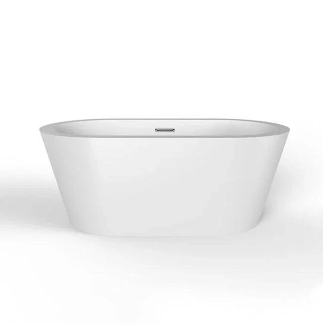 Barclay Orlando 59” Freestanding AC WH Tub,W/Internal Drain & OF PB