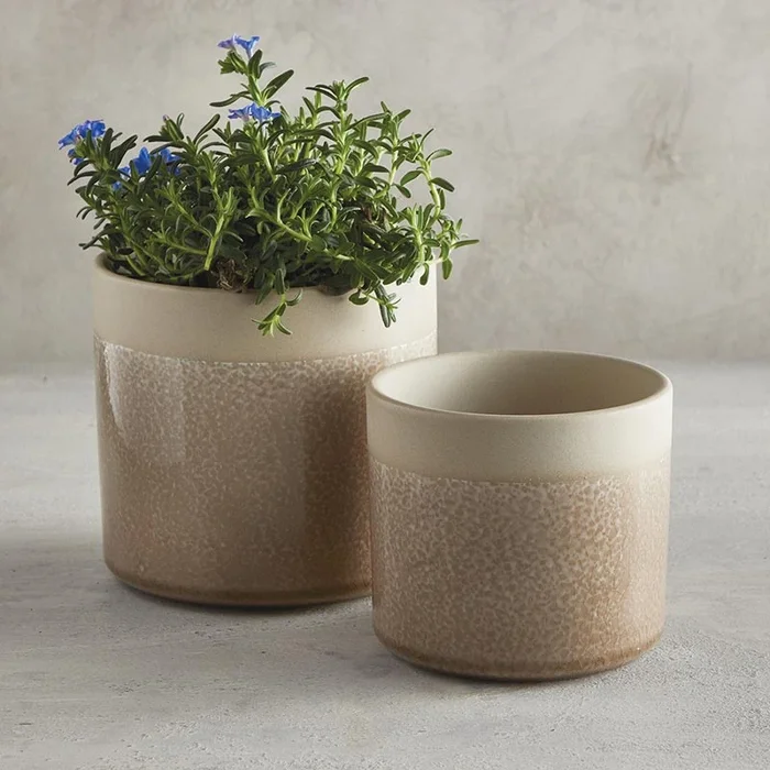 Beige Pot, Set of 2