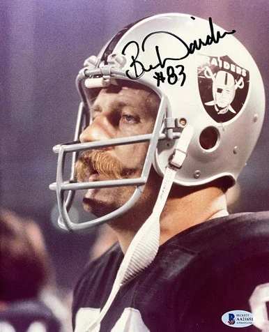 Ben Davidson Signed Oakland Raiders 8×10 Football Photo BAS AA21651 Holo