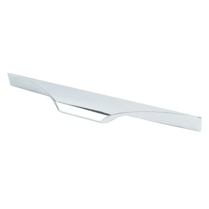 Berenson Silhouette 7-1/2 Inch Long Modern Finger Tab Cabinet Pull from the Art Tech Collection by R. Christensen