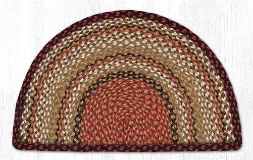 Burgundy/Mustard/Ivory Slice Rug