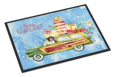 Caroline’s Treasures CK2394JMAT Merry Christmas Bernese Mountain Dog Indoor or Outdoor Mat 24×36 , 24H X 36W, multicolor