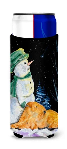 Caroline’s Treasures SS8555-Parent Snowman with Lakeland Terrier Ultra Beverage Insulators for slim cans SS8555MUK, , multicolor – SS8555CC