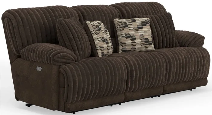Catnapper – Hollifield Reclining Sofa in Chocolate – 1081-CHOCOLATE