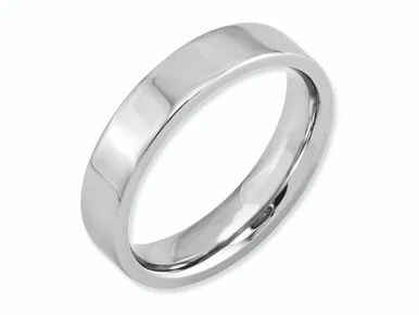 Chisel Cobalt Flat Polished 5mm Wedding Band CC20 – CC20BG11