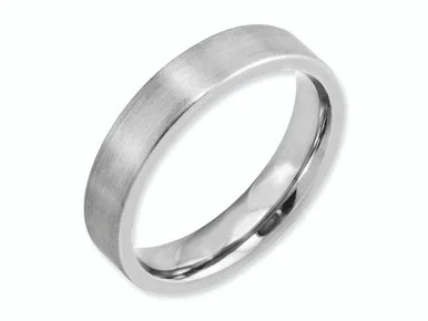 Chisel Cobalt Flat Satin 5mm Wedding Band CC16 – CC16BG13