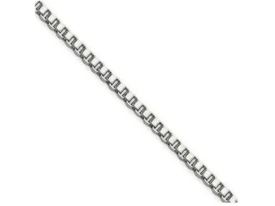Chisel Stainless Steel 2.0mm 22in Box Chain Necklace SRN66322Y