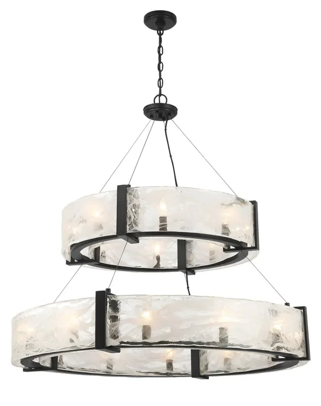 Cloud Break 2 Tier Chandelier