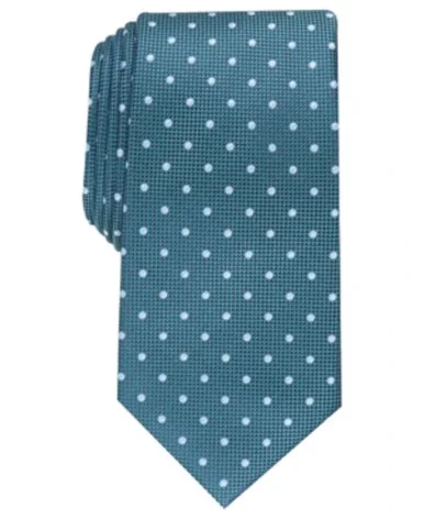 Club Room Men’s Classic Dot Tie Green Size Regular