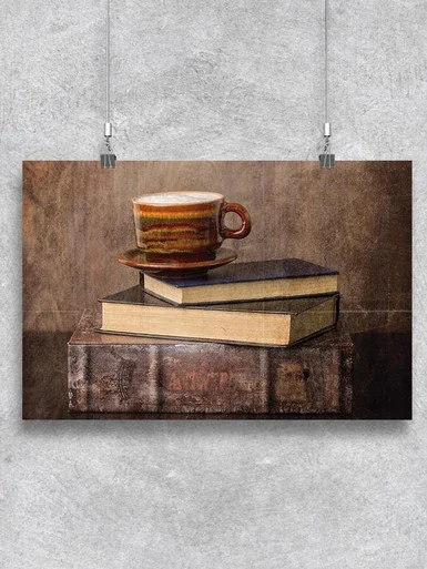 Coffee And Books Poster -Image by Shutterstock