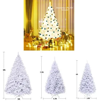 Costway 6/7.5/9Ft Hinged Artificial Christmas Tree Premium Pine Tree – CM22100