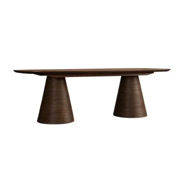 Creighton 96″ Dining Table in Medium Cinder – AT60122-MCR