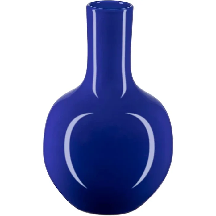 Currey and Company Ocean Blue 8.5″ Wide Vase