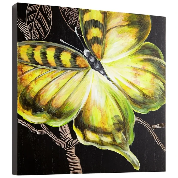 Cyan Design 07508 Monarch Wall Art – Black & Green