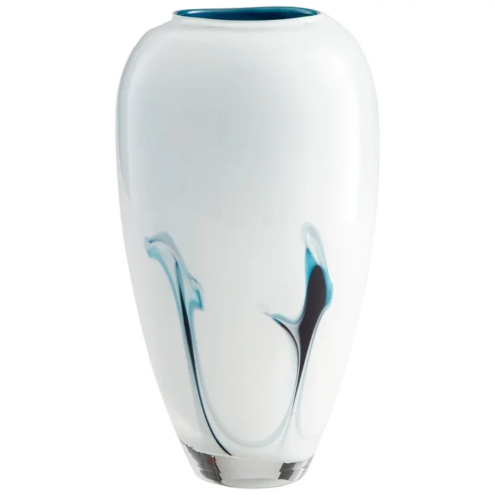 Cyan Design 10445 Deep Sky Vase – Blue And White – Medium