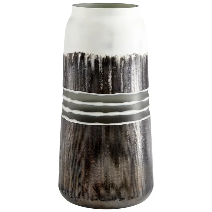 Cyan Design 10855 Borneo Vase – Black And White – Small