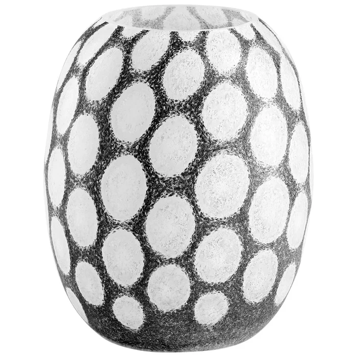 Cyan Design 11068 Brunson Vase – Brown And White – Large