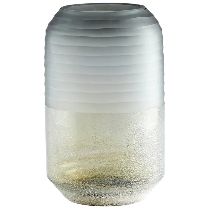 Cyan Design 11104 Alchemy Vase – Grey And Guilded Silver – Large