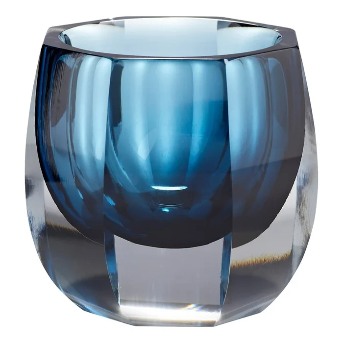 Cyan Design 11253 Azure Oppulence Vase – Blue & Clear – Small