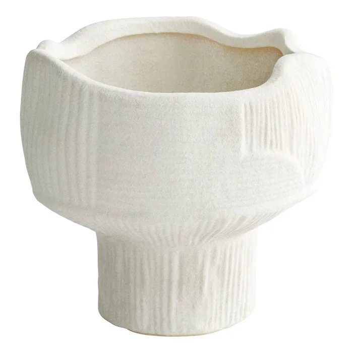 Cyan Designs Astreae Ped Bwl -White-Sm