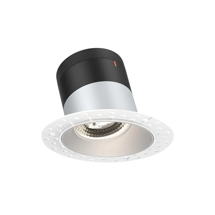 DALS Lighting Versa LED Canless Recessed Fixture with 3″ Open Trims – 35 Degree Beam Angle, Sloped Ceiling Compatible, and Trimless