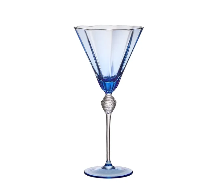 Daphne Wine Glass in Blue