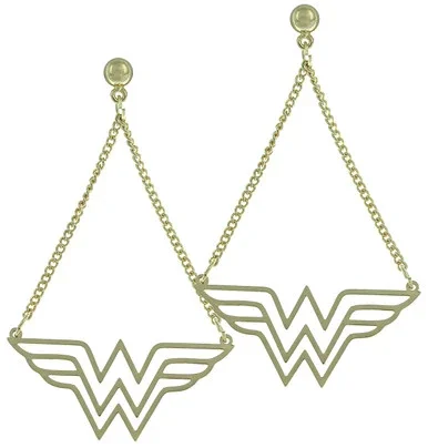 DC Comics Wonder Woman Dangle Earrings – 693186890680