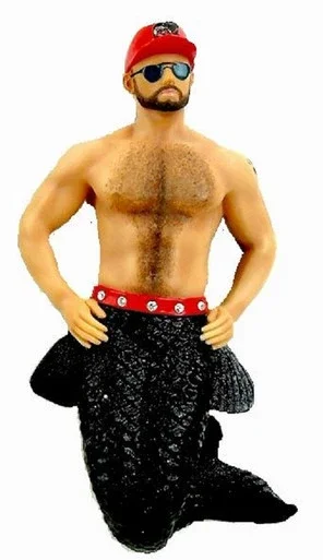 December Diamonds Bear Merman Christmas Tree Ornament Decoration 5555003 Gay New