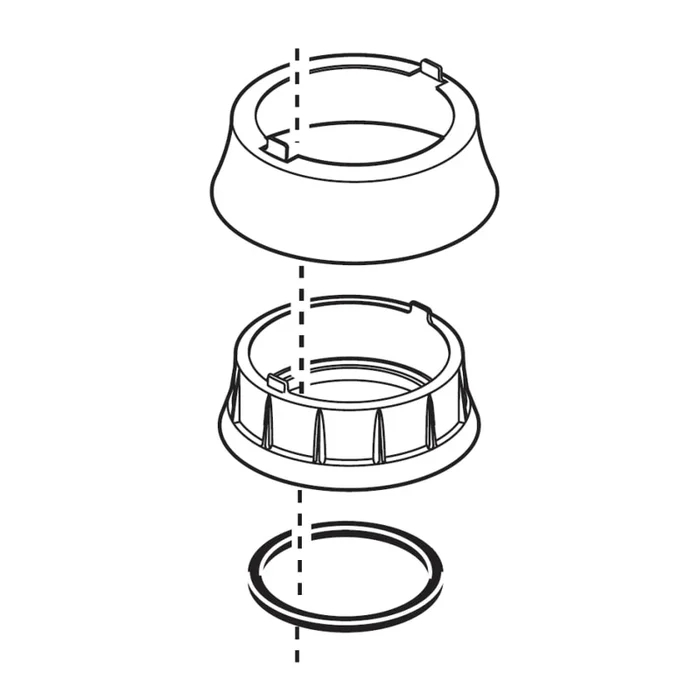 Delta Addison Trim Ring, Base And Gasket