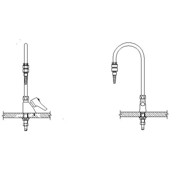 Delta Commercial Single Handle Laboratory Faucet