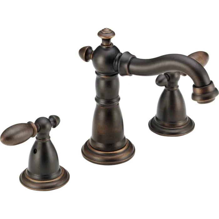 Delta Victorian 1.2 GPM Widespread Bathroom Faucet with Pop-Up Drain Assembly