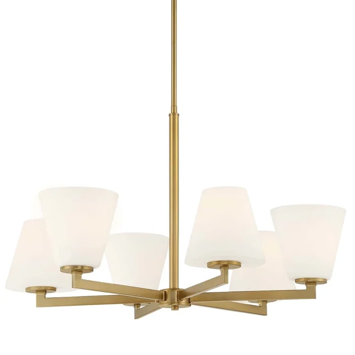 Designers Fountain Palmyra 6 Light 30″ Wide Chandelier