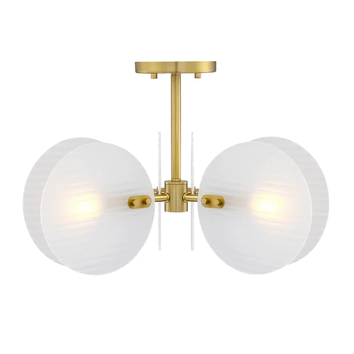 Designers Fountain Sky Fall 3 Light 21″ Wide Semi-flush Ceiling Fixture