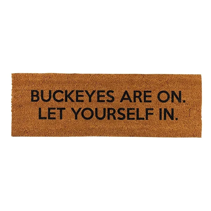 Door Mat – Buckeyes Are On, Set of 2