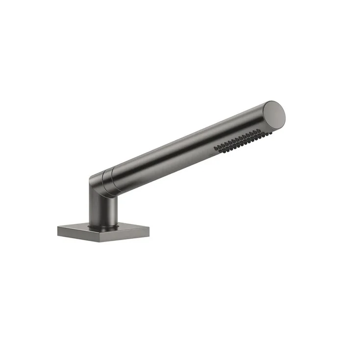 Dornbracht Symetrics Hand Shower Set For Deck-Mounted Tub Installation In Dark Platinum Matte