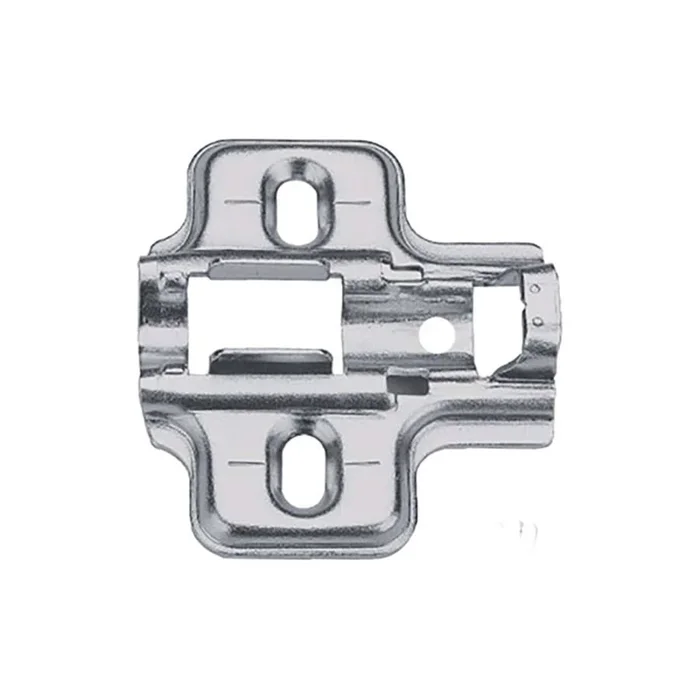DTC Mounted Euro Screw Wing Baseplate with 0mm Height for Series C93 and C98 Hinges