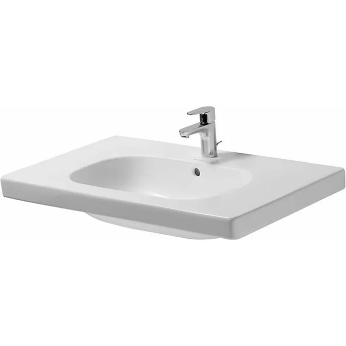 Duravit D-Code 34″ Ceramic Vanity Top with 1 Faucet Hole