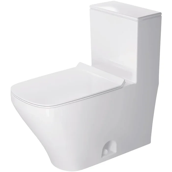 Duravit DuraStyle 1.28 GPF One Piece Elongated Chair Height Toilet with Left Hand Lever – Seat Included