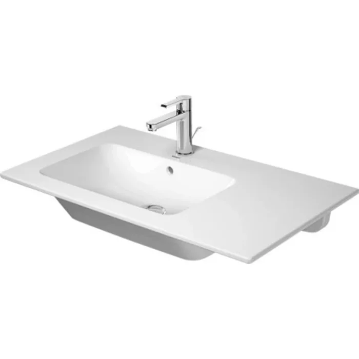 Duravit ME by Starck 32-5/8″ Rectangular Ceramic Drop In Bathroom Sink with One Faucet Hole