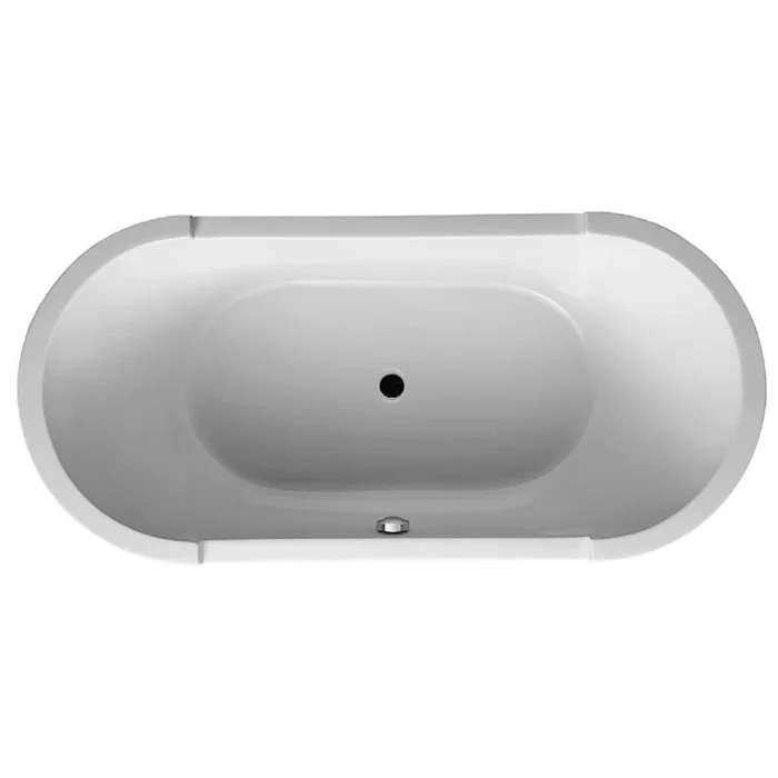 Duravit Stark 74-13/16″ Drop In Acrylic Soaking Tub with Center Drain