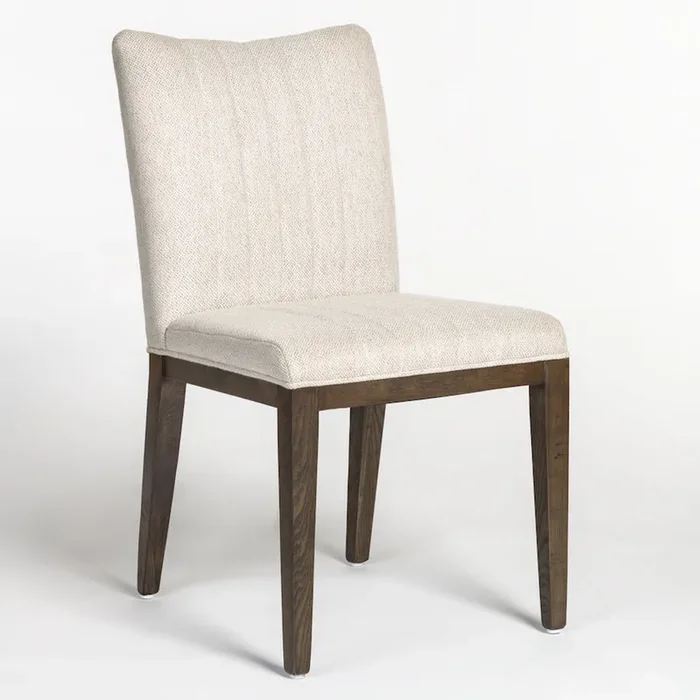 Emmett Occasional Chair in Plush Pearl and Polished Chrome – AT9613-PHP