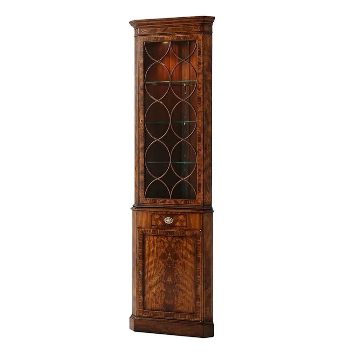 English Georgian Corner Cabinet
