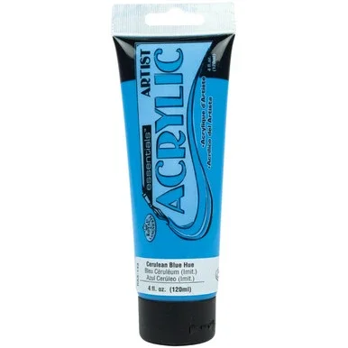 essentials(TM) Acrylic Paint 4oz-Cerulean Blue