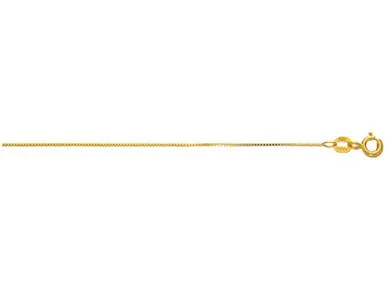 Finejewelers 10 Kt Yellow Gold 18 Inch 0.6mm Shiny Box Chain with Spring Ring Clasp 472240W