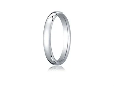 Finejewelers 10k Gold 3.5mm European Comfort-fit Ring – EUCF13510KW55