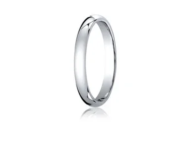 Finejewelers 10k Gold 3mm Slightly Domed Standard Comfort-fit Ring – LCF13010KW11