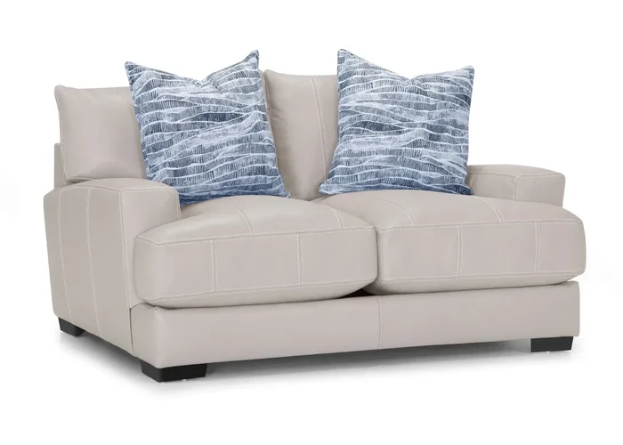 Franklin Furniture – Luca Loveseat in Bison Ivory – 90920-LM 90-09