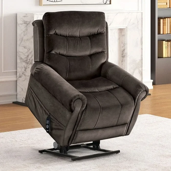Furniture of America – Dionysia Lift Chair in Dark Gray – FM68001DG-LC